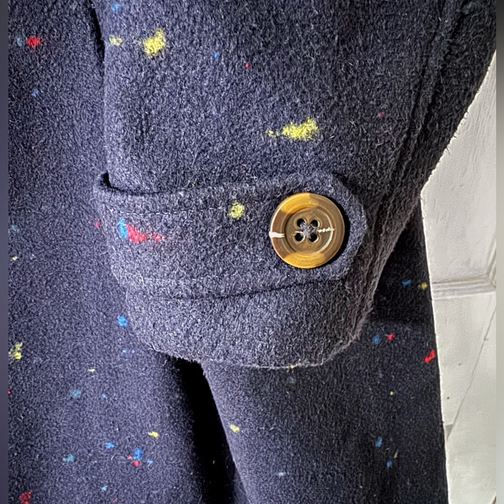 Modcloth Speckled Swing Coat with Toggles, size 1x - Picture 6 of 7